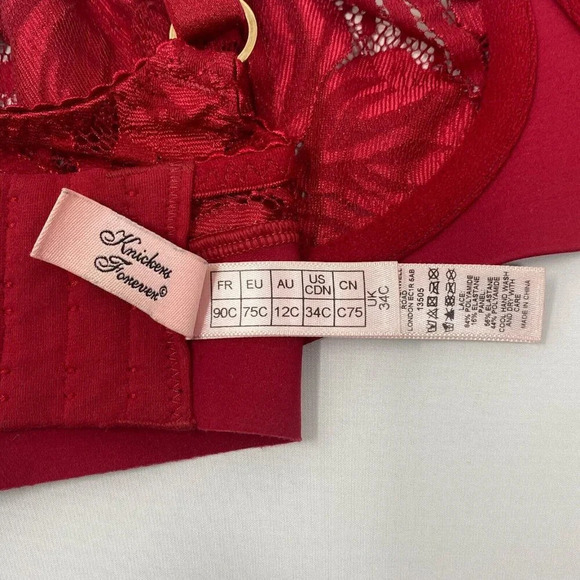 Agent Provocateur Audrey Red Bra 34C - Picture 12 of 12
